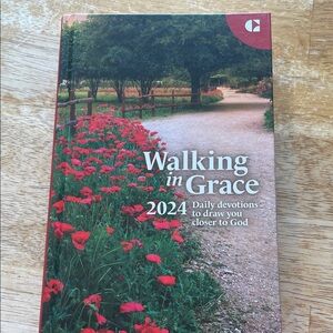 Walking in Grace 2024 Devotional Book Hardcover